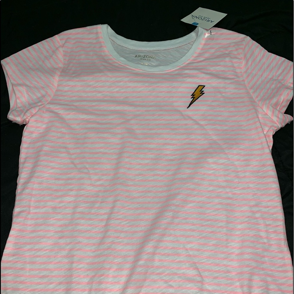 stripped lightning t-shirt